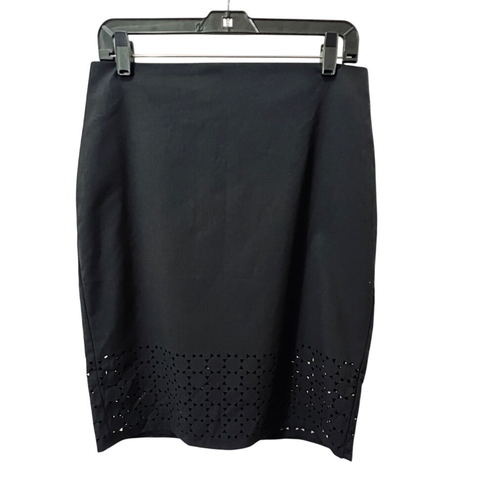 New York & Company‎  Stretch Pencil Skirt with Cutout Detail